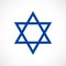 Magen David vector star icon