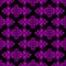 Magenta on Black Fleur de Lis Arabic Geometrical Pattern Seamless Repeat Background