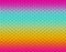 Magenta, blue and yellow gradient snake skin pattern, long sharp scale