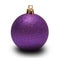 Magenta christmas ball