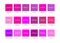 Magenta Color Palette Chart with Color Names and Hex Codes