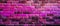 magenta colored brickwall background, generative ai