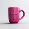 Magenta Cross 3d Coffee Mug With Moody Colors