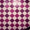 Magenta And Dark Purple Mosaic Wall With Optical Geometry