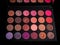 A magenta eyeshadow palette with colors ranging from light to dark. Trendy color of 2023 Viva Magenta.. AI generation