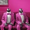 Magenta Penguin A Dada Wall Art Video With Conceptual Portraiture