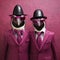 Magenta Penguin: A Dada Wall Art Video Featuring Eccentric Penguins In Pink Suits