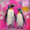 Magenta Penguin: A Vibrant And Playful Dada Wall Art Video
