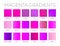 Magenta Pink Gradient Collection with Color Names
