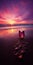 Magenta Sunrise: A Surrealistic Imperial Stout Fine Art Photography
