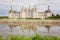 Magestic Chambord castle on Loire valley in France