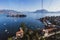 Maggiore lake from the cableway Stresa-Mottarone, Northern Italy
