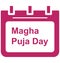 Magha puja day, Magha puja day Special Event day Vector icon that can be easily modified or edit.