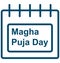 Magha puja day, Magha puja day Special Event day Vector icon that can be easily modified or edit.