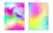 Magic background with princess rainbow gradient. Kawaii unicorn
