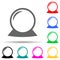 magic ball multi color style icon. Simple thin line, outline  of web icons for ui and ux, website or mobile application