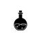 Magic Bottles liquid potion fantasy elixir silhouette icon.