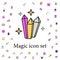 magic crystals icon. magic icons universal set for web and mobile