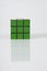 Magic cube in white background.