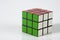 Magic cube in white background.