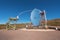 Magic Gamma ray telescope in ORM observatory of Roque de los muchachos, Canary islands, Spain.