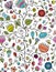 Magic Garden Background. Seamless Pattern for your design