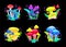 Magic Glowing Mushrooms Set