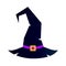 Magic halloween hat vector icon