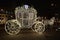 Magic illuminated carriage at Christmas night