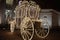 Magic illuminated carriage at Christmas night