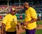 Magic Johnson and Cedric the Entertainer.