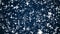 Magic, luxury and happy holidays background, silver sparkling glitter, stars and magical glow on dark blue backdrop