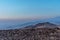 Magic morning colorful landscape of sunrise over negev judean desert in Israel.