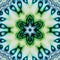 Magic mystic mandala. Esoteric geometric fractal. Kaleidoscopic background