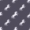 Magic pegasus, unicorn fairy-tale animal vector pattern