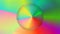 Magic rainbow abstract video with rainbov gradient circle, color space rotating, disco background