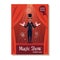 Magic show - banner or poster template with magician flat vector illustration.