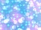 Magic soft blue violet bokeh abstract light background. Frosty shiny luxurious texture