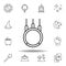 magic sport ring outline icon. elements of magic illustration line icon. signs, symbols can be used for web, logo, mobile app, UI