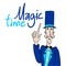 Magic time message