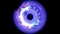 Magic triangle and square light powerful purple grow invert energy rotate