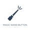 magic wand button icon in trendy design style. magic wand button icon isolated on white background. magic wand button vector icon