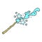 magic wand casting spell
