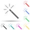 magic wand multi color style icon. Simple thin line, outline vector of web icons for ui and ux, website or mobile application