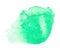 Magical Blob Of Emerald Watercolor