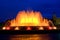 Magical fountain in Barcelona