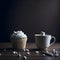 Magical Marshmallow Cupcake with Coffee - Generative AI