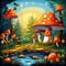 Magical Mushroom Kingdom: Majestic Toadstool Haven