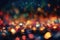 Magical Night Bokeh: Vibrant bokeh lights against a dark background