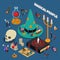 Magical People Isometric Design